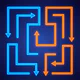 Neon Lines: Tap & Clear icon