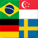世界のすべての国の国旗 - 地理クイズで遊んで学ぶ icon