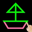 Dessin Line: pas levage Puzzle icon