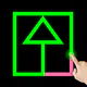 Dessin Line: pas levage Puzzle icon