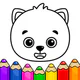 Jeux de dessin: coloriage bébé icon
