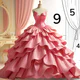 Dress Color: Paint by Number icon