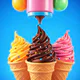 Ice Cream Shop Games for Kids icon