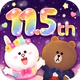 LINE バブル2-ブラウン&コニーのシューティングパズル icon