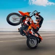 maître du wheeling en moto icon