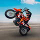 maître du wheeling en moto icon