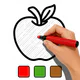 Coloring Page ASMR Drawing icon