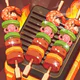 グリルソート - Food、焼き肉、マッチ icon