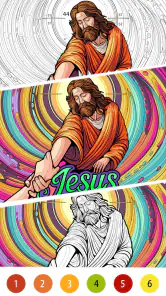 Bible Color Paint By Number screenshot