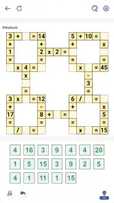 Crossmath - Math Puzzle Games screenshot