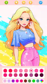Doll Color: Princess Coloring screenshot
