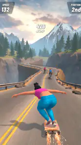 Downhill Skate Race screenshot