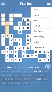 Fill-Ins · Word Fit Puzzles screenshot