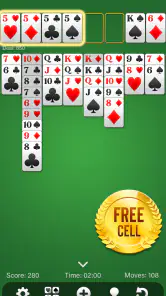 FreeCell Solitaire screenshot