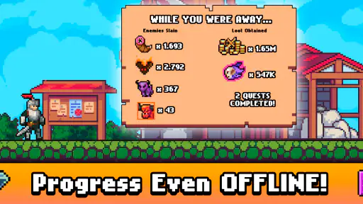 Idle Slayer - Pixel RPG screenshot