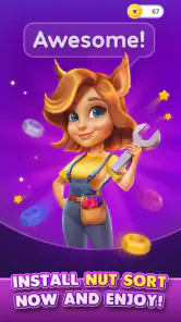 Nut Sort: Color Sorting Game screenshot