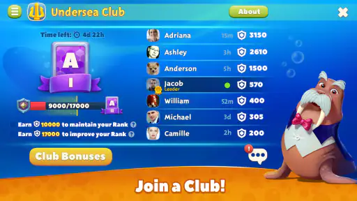 Undersea Solitaire Tripeaks screenshot