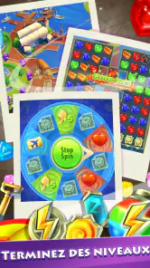 Gummy Drop! Match 3 urbain screenshot