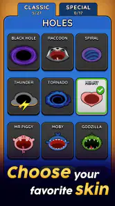 Hole.io screenshot