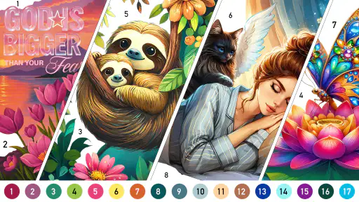 Jeux de coloriage Zen Color screenshot
