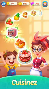 Merge Cooking Thème Restaurant screenshot
