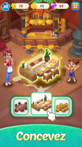 Merge Cooking Thème Restaurant screenshot