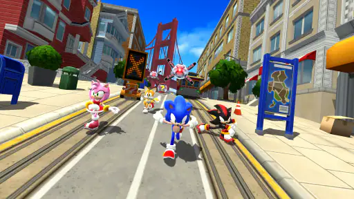 Sonic Forces: Jeu de course screenshot