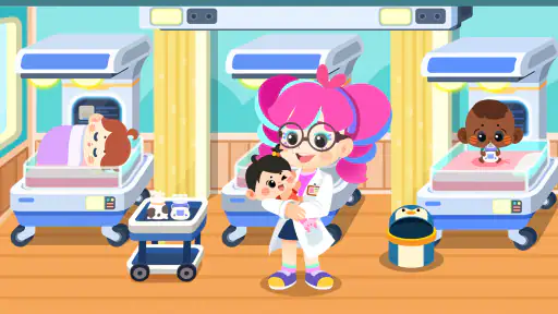 Baby Panda's Town: びょういん screenshot