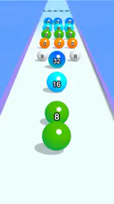 Ball Run 2048: ボール巨大化ランゲーム screenshot