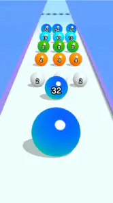 Ball Run 2048: ボール巨大化ランゲーム screenshot