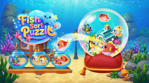 Fish Sort Puzzle: パズルゲーム screenshot