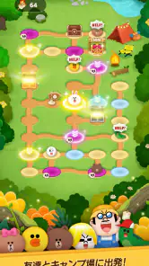 LINE バブル2-ブラウン&コニーのシューティングパズル screenshot