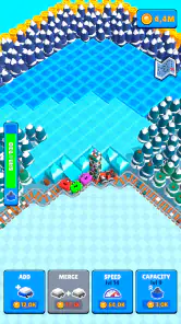 Train Miner：アイドル鉄道ゲーム screenshot