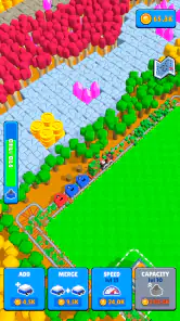 Train Miner：アイドル鉄道ゲーム screenshot