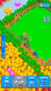 Train Miner：アイドル鉄道ゲーム screenshot
