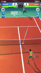 プロテニス対戦：マルチプレイヤーゲーム screenshot